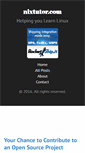 Mobile Screenshot of nixtutor.com