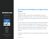 Tablet Screenshot of nixtutor.com